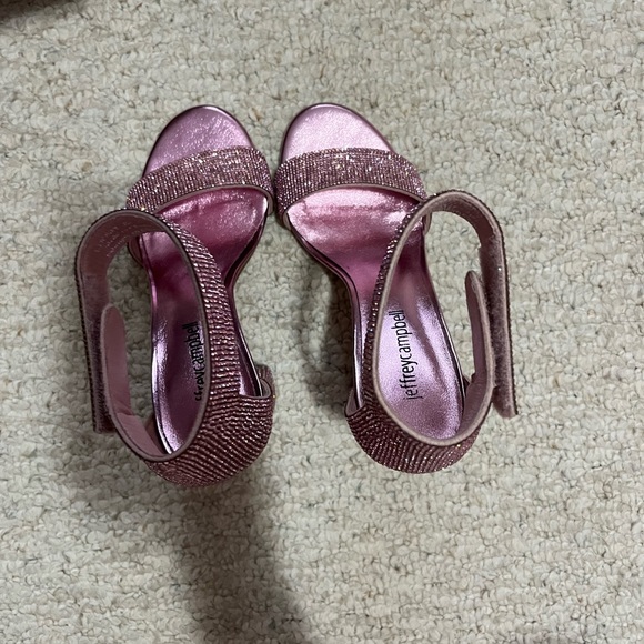 pink rhinestone heels 🎀💖💕💐 - Picture 4 of 6